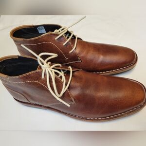 Steve Madden Brown Leather Chukka Boots 13